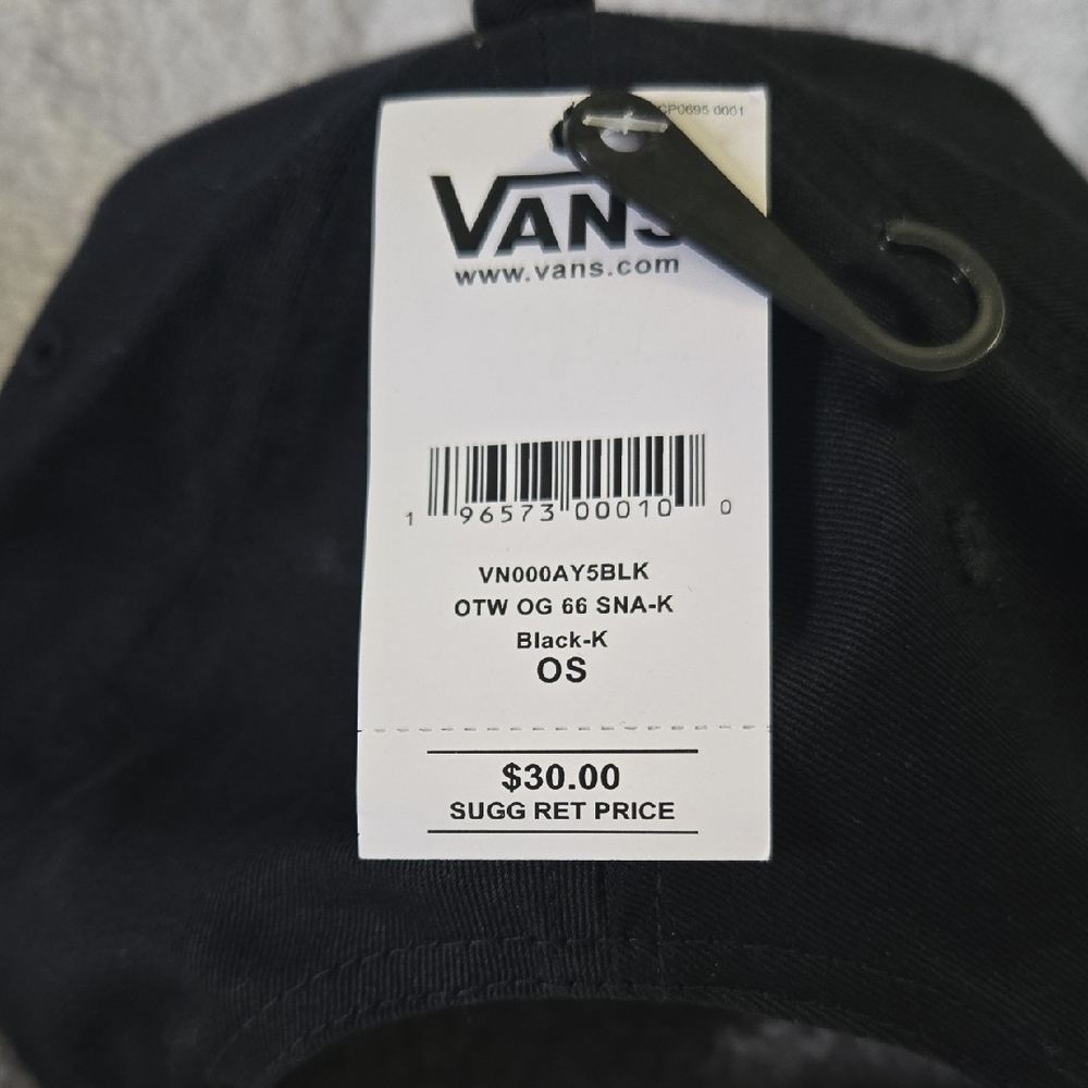 Vans Black Snapback Hat - Picture 4 of 7